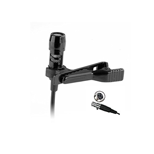 Pro Lavalier Lapel Microphone JK MIC-J 016 Unidirectional Condenser Microphone for Shure Wireless Transmitter