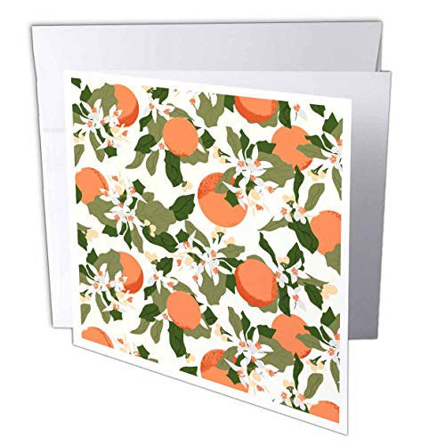 3dRose Janna Salak Designs Florals and Fruits - Orange Blossoms Light - Greeting Cards -gc-341376-2- 3dRose Janna Salak Designs Florals and Fruits - Orange Blossoms Light - Greeting Cards -gc-341376-2-