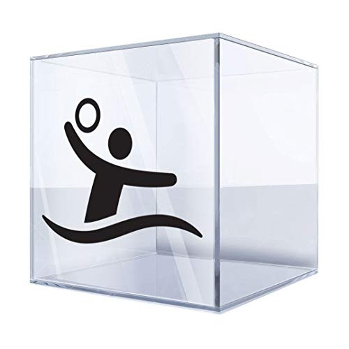 Sticker Decal Water Polo Figure 16 X 11,4