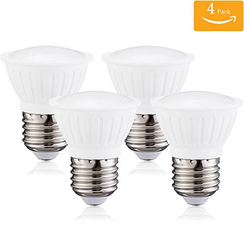 PAR16 LED Bulb, 7W (70W Equivalent), 700 Lumen, CRI90+, Flood Light Bulb, 120 Degree Beam Angle, Medium Base (E26), Dimmable (4 Pack, Warm White 2700K)