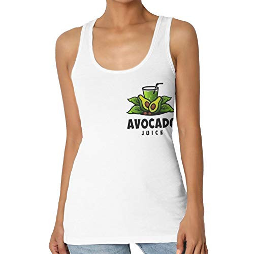 Avocado3 Woman Tank Tops Stylish Workout Muscle Sleeveless Shirts Black
