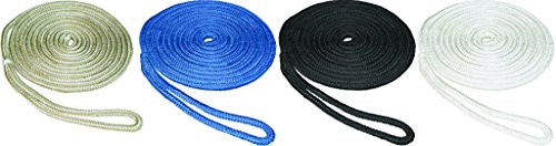 SeaSense 5/8' X 30' DB Dock LINE Nylon Black SeaSense Double Braid Nylon Dock Line 5/8" x 30' Black,