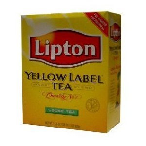 Lipton Yellow Label Orange Pekoe Loose Tea 2 Pack -2 x 15.8 Oz / 2 x 450 g-