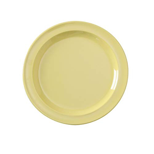 Nessico, Round Dinner Plate, 10 1/4"Dia, Melamine, Yellow