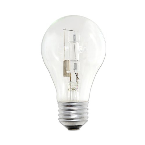 Bulbrite 860622 72 W Dimmable A19 Shape Halogen Bulb (E26) Base with Medium Screw, 12 Pack Clear