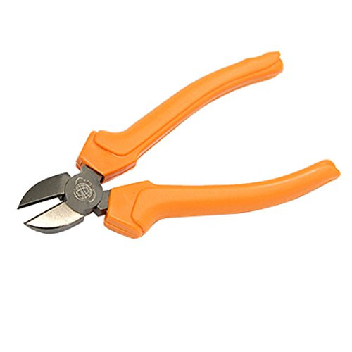 Aexit Diagonal Cutting Pliers Pliers Side Cutter with Side-Cutting Pliers Orange Handle