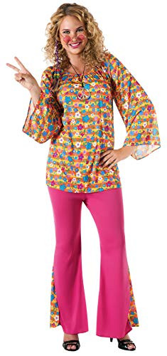 Rubie's Big Mama 1960'S Woodstock Woman, Psychedelic, Adult Full Figure Costume