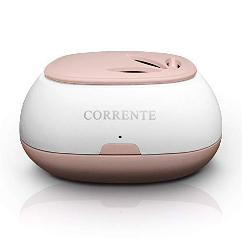 Corrente Battery Powered Waterless Diffuser for Essential Oils, Fragrance Aromatherapy Diffuser, Portable for Car or Travel -Pink-