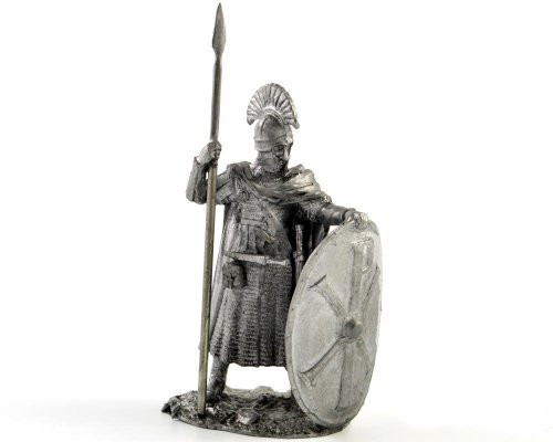 Byzantine warrior. VI century BC metal sculpture. Collection 54mm -scale 1/32- miniature figurine. Tin toy soldiers Byzantine warrior. VI century BC metal sculpture. Collection 54mm -scale 1/32- miniature figurine. Tin toy soldiers