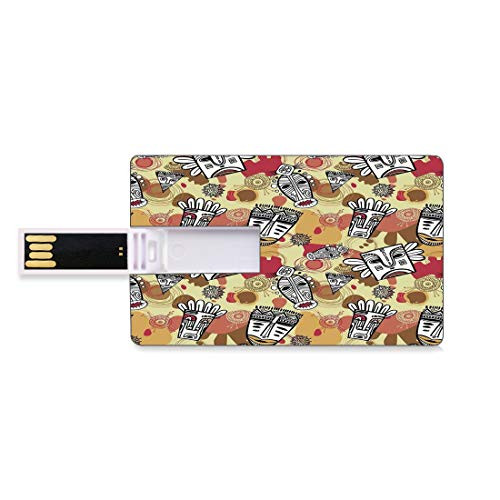 8GB USB Flash Thumb Drives Primitive Bank Credit Card Shape Business Key U Disk Memory Stick Storage Cartoon Aboriginal Masks Feathers Sun Figures Prehistoric Tribal Art Illustration,White Pink Perso 8GB USB Flash Thumb Drives Primitive Bank Credit Card Shape Business Key U Disk Memory Stick Storage Cartoon Aboriginal Masks Feathers Sun Figures Prehistoric Tribal Art Illustration,White Pink Perso