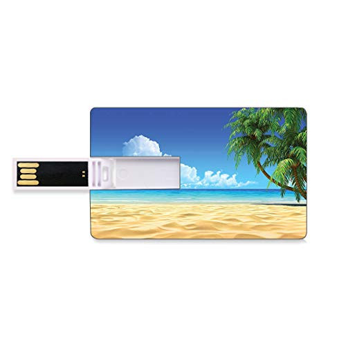 8GB USB Flash Thumb Drives Ocean Bank Credit Card Shape Business Key U Disk Memory Stick Storage Palm Tree Leaves in The Tropical Sand Beach Sea Landscape Graphic Print,Sky Blue Fern Green Pearl Pers 8GB USB Flash Thumb Drives Ocean Bank Credit Card Shape Business Key U Disk Memory Stick Storage Palm Tree Leaves in The Tropical Sand Beach Sea Landscape Graphic Print,Sky Blue Fern Green Pearl Pers