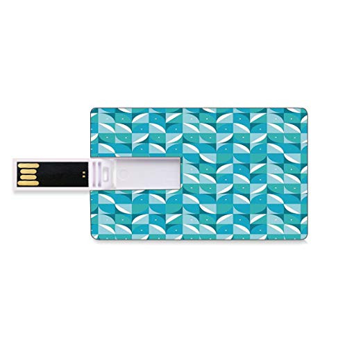 8GB USB Flash Thumb Drives Geometric Decor Bank Credit Card Shape Business Key U Disk Memory Stick Storage Fractal Abstract Forms Background with Half Circles and Triangles Image,Aqua Sky Blue Person 8GB USB Flash Thumb Drives Geometric Decor Bank Credit Card Shape Business Key U Disk Memory Stick Storage Fractal Abstract Forms Background with Half Circles and Triangles Image,Aqua Sky Blue Person