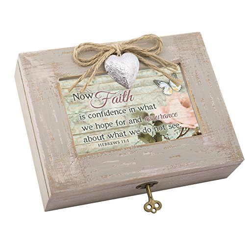 Cottage Garden Faith Confidence Hope Natural Taupe Wood Locket Music Box Plays Amazing Grace Cottage Garden Faith Confidence Hope Natural Taupe Wood Locket Music Box Plays Amazing Grace