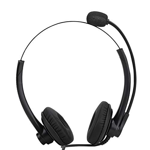 Taidda Service Headset Telephone Headphone, A26-Rj Call Center Customer Service Headset Telephone Headphone Noise Canceling Headset