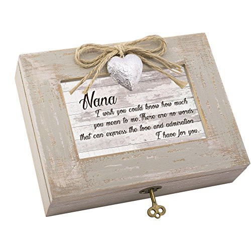 Cottage Garden Nana Love I Have Natural Taupe Wood Locket Music Box Plays You Light Up My Life Cottage Garden Nana Love I Have Natural Taupe Wood Locket Music Box Plays You Light Up My Life