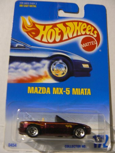 Hot Wheels Mazda MX-5 Miata Brown with 5 Spoke Wheels 172