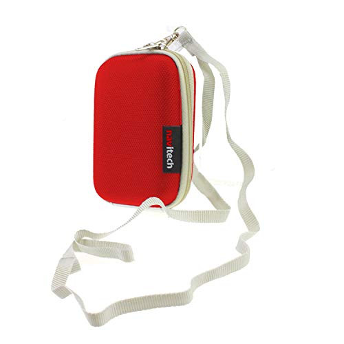 Navitech Red Water Resistant Hard Digital Dash Camera Case Cover Compatible with The Navitel R1000