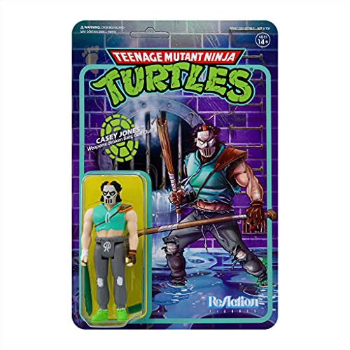 Reaction Figures Casey Jones Teenage Mutant Ninja Turtles Action Figure, Multi-Color