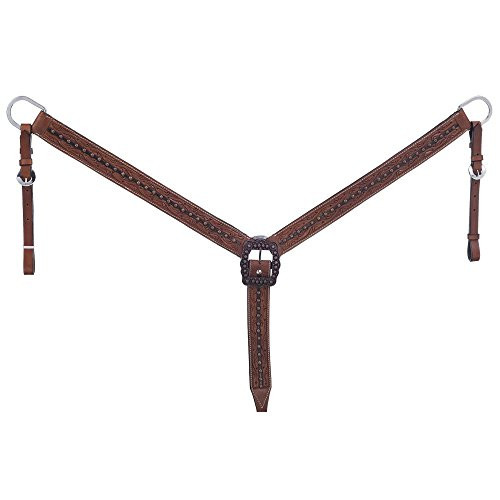Tough-1 Silver Royal Cooper Belt Breast Collar