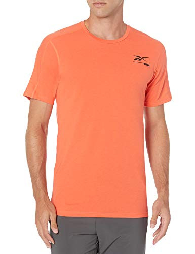 Reebok Training Supply Speed wick Graphic Move Tee, Vivid Orange, S
