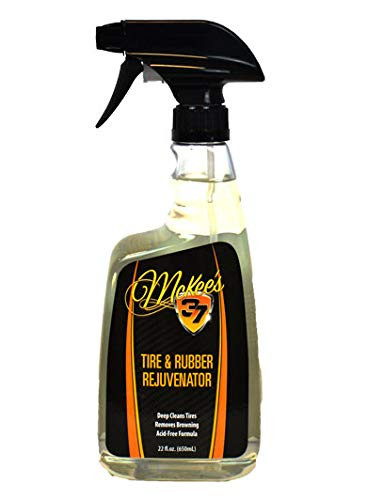 McKee's 37 MK37-413 Tire  and  Rubber Rejuvenator -Tire Cleaner  and  White Wall Restorer Removes Browning-, 22 fl. oz.