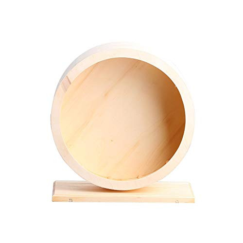 heave Small Pets Exercise Wheel Hamster Wooden Mute Running Spinner Silent Exercise Wheel for Hamsters Gerbils Mice Chinchillas Hedgehogs Guinea Pigs Play Toys Wood Color M heave Small Pets Exercise Wheel Hamster Wooden Mute Running Spinner Silent Exercise Wheel for Hamsters Gerbils Mice Chinchillas Hedgehogs Guinea Pigs Play Toys Wood Color M