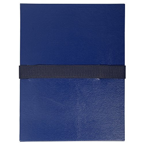Exacompta A4 Expandable Folder - Navy Blue