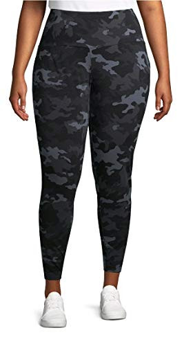 Camo Black Soft Ultimate Plus Size Full Length Legging - 3X
