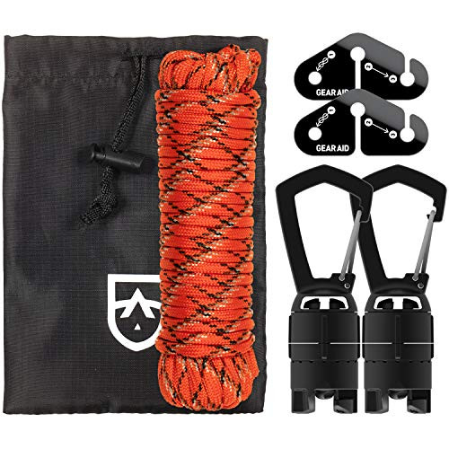 Gear Aid Camp Line Kit for Hanging and Drying Gear on a 550 Paracord