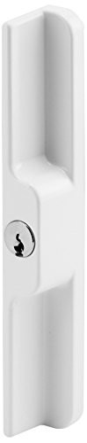 Prime-Line Products C 1254 Sliding Door Outside Pull with Key, White