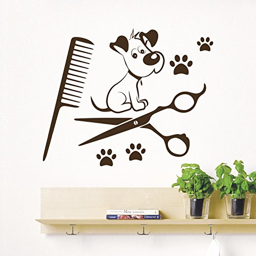 Ditooms Dog Wall Decals Grooming Salon Pets Decal Pet Shop Decor Vinyl Stickers Ditooms Dog Wall Decals Grooming Salon Pets Decal Pet Shop Decor Vinyl Stickers