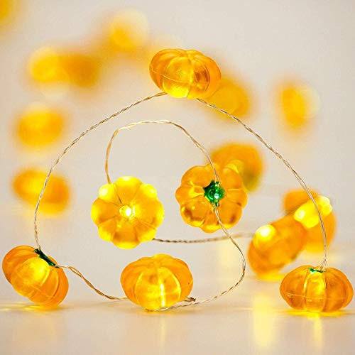 axaya 3D Pumpkin Led String Lights Pumpkin Decorative String Lights 30 LEDs Battery Operated Halloween Party Decor axaya 3D Pumpkin Led String Lights Pumpkin Decorative String Lights 30 LEDs Battery Operated Halloween Party Decor