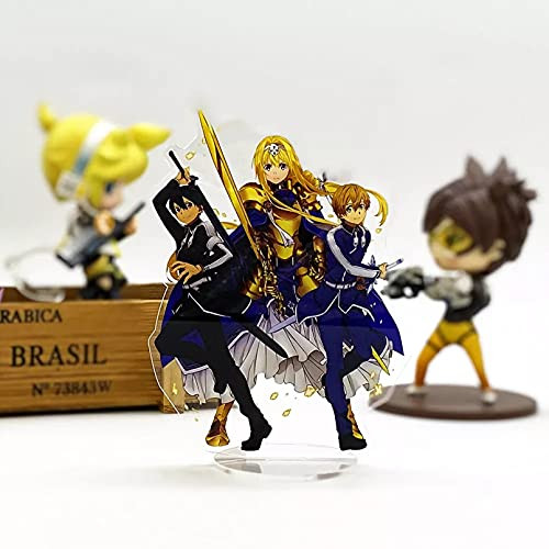 Sao Sword Art Online Alicization Kirito Eugeo Alice Hf Acrylic Stand Figure Model Plate Holder Cake Topper Anime Sao Sword Art Online Alicization Kirito Eugeo Alice Hf Acrylic Stand Figure Model Plate Holder Cake Topper Anime
