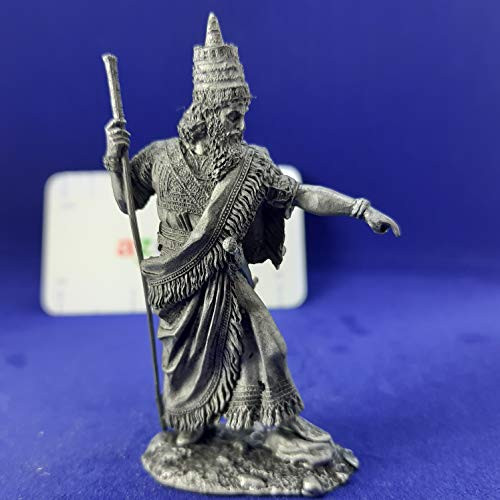 Sargon II King of Assyria Empire 721-705 Year BC 1/32 Scale -Height 65mm- Unpainted Tin Figure Ancient World Handmade Collectible Miniature Sargon II King of Assyria Empire 721-705 Year BC 1/32 Scale -Height 65mm- Unpainted Tin Figure Ancient World Handmade Collectible Miniature