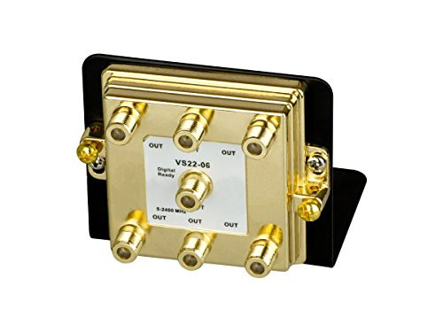 Monoprice 6-Way Splitter 2.4GHz on Mounting Bracket