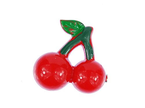Miniblings Cherry Brooch Pin Badge Button Rockabilly Fuits Cherries