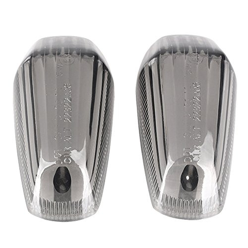 Mallofusa Turn Signal Light Lens Cover Replacement Compatible for Suzuki GSXR600 GSXR750 2004-2005 GSXR1000 2003-2004 Smoke