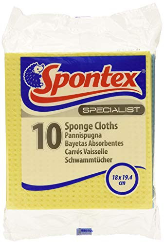 Spontex Specialist Sponge Cloths -Pack of 10-