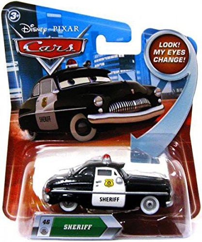 Disney / Pixar CARS Movie 155 Die Cast Car with Lenticular Eyes Series 2 Sheriff