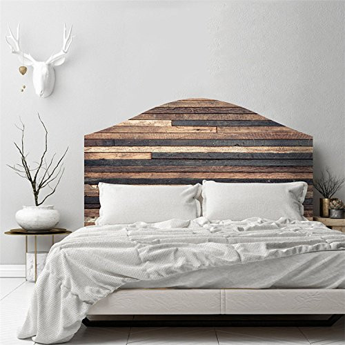 AmazingWall Bed Headboard Sticker Wall Decal Art Mural Wallpaper Self Adhesive DIY Home Decoration