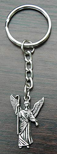 Archangel Saint St Rafael Raphael Keychain