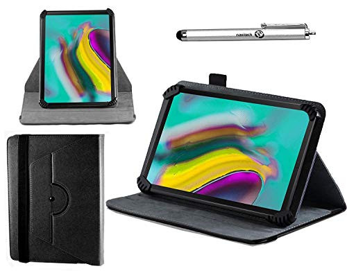 Navitech Black Case with 360 Rotational Stand  and  Stylus Compatible with The Asus MEMO PAD FHD 10 ME302C-1B062A