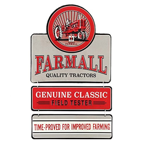Open Road Brands Farmall Quality Tractors Embossed Metal Linked Sign Open Road Brands Farmall Quality Tractors Embossed Metal Linked Sign