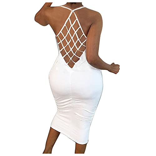Women Dresses Casual Summer Mini Sleeveless Giraffe Print Plus Size Boho Dress Short Tank Dress A-Line Beach Sundress Sleeveless Casual Short Tank Dress A452 White