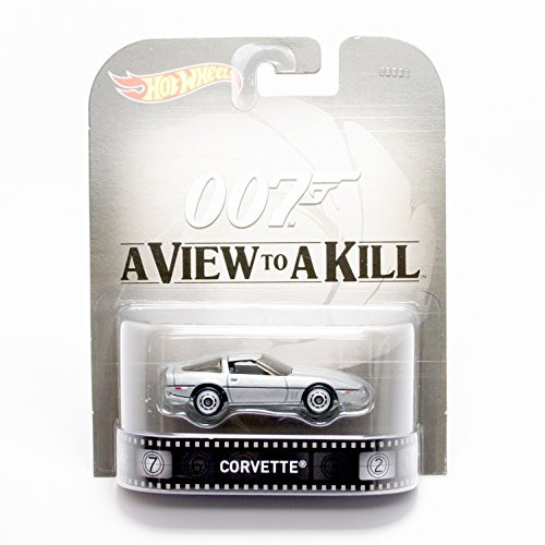 Hot Wheels Corvette James Bond 007 "A View to A Kill 2015 Retro Series 1/64 Die Cast Vehicle Hot Wheels Corvette James Bond 007 "A View to A Kill 2015 Retro Series 1/64 Die Cast Vehicle