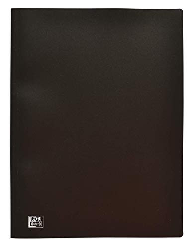 Elba 491048-20 Polypropylene Sleeves Black Folder, A4 Size
