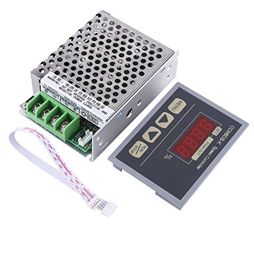 Motor Speed Controller Governor 12-80V PWM 30A DC,Motor Governor with Digital Display Panel? Button Switch Variable Stepless Speed Control Regulator, Slow Start Slow Stop
