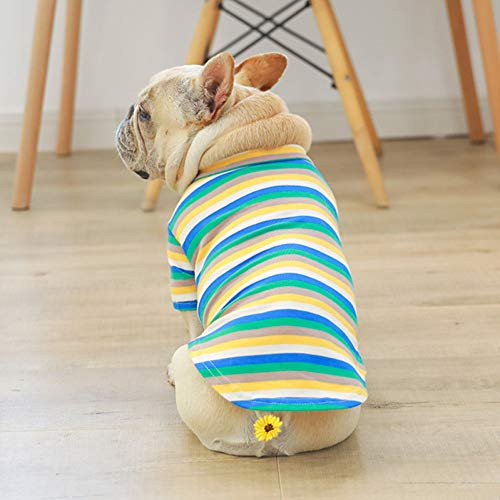 N / A Pet Clothes Dog cat Autumn Winter Dog Shirt Pet Clothes for Dogs Costume Striped Dog Clothes French Bulldog Clothing for Dogs Pet Vest ChihuahuaWarm and Windproof N / A Pet Clothes Dog cat Autumn Winter Dog Shirt Pet Clothes for Dogs Costume Striped Dog Clothes French Bulldog Clothing for Dogs Pet Vest ChihuahuaWarm and Windproof