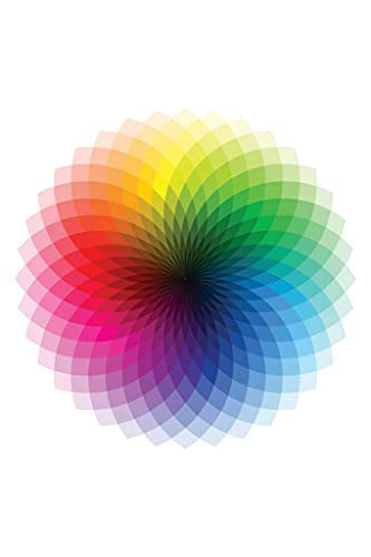 341288 Color Wheel CMYK ROYGBIV Rainbow Spectrum Chart Mural Decor Wall 16x12 Poster Print