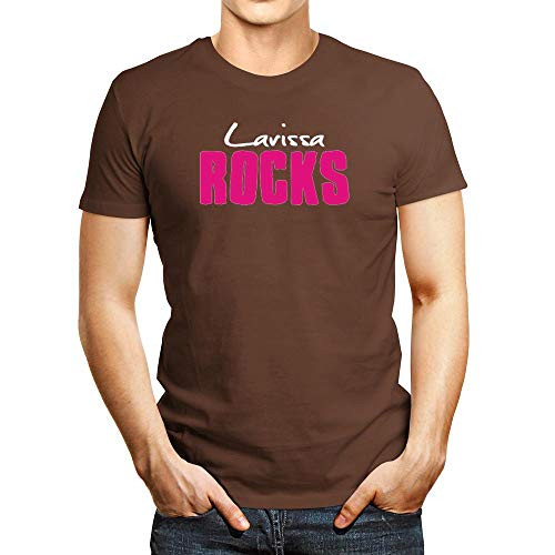 Idakoos Larissa Rocks Moved Style T-Shirt Brown